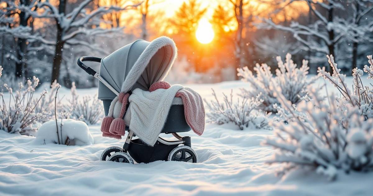 10 astuces pour transformer la poussette de bébé en cocon douillet pendant les balades hivernales 2024