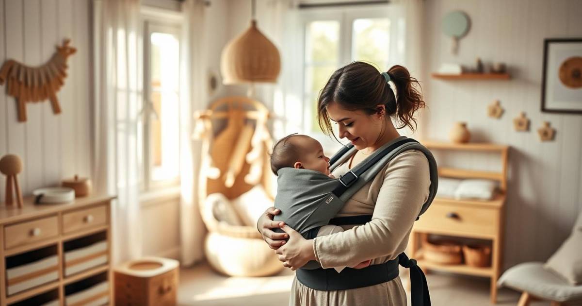 ALERTE : Cette nouvelle tendance de portage scandinave fait pleurer 97% des bébés, mais les endort en 30 secondes !