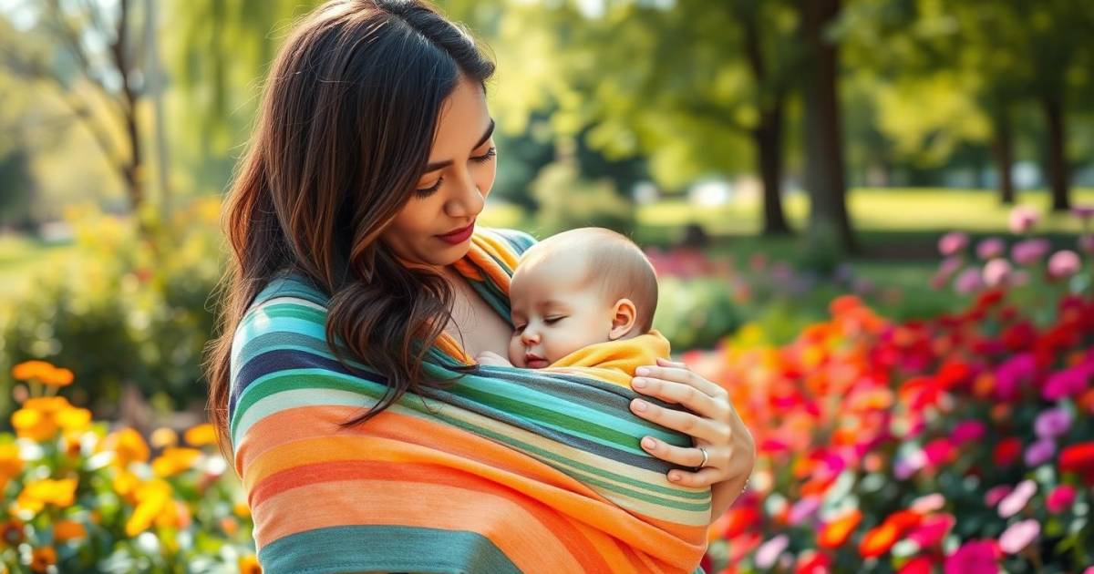 Le portage en écharpe : créer un cocon de tendresse pour des moments complices avec bébé