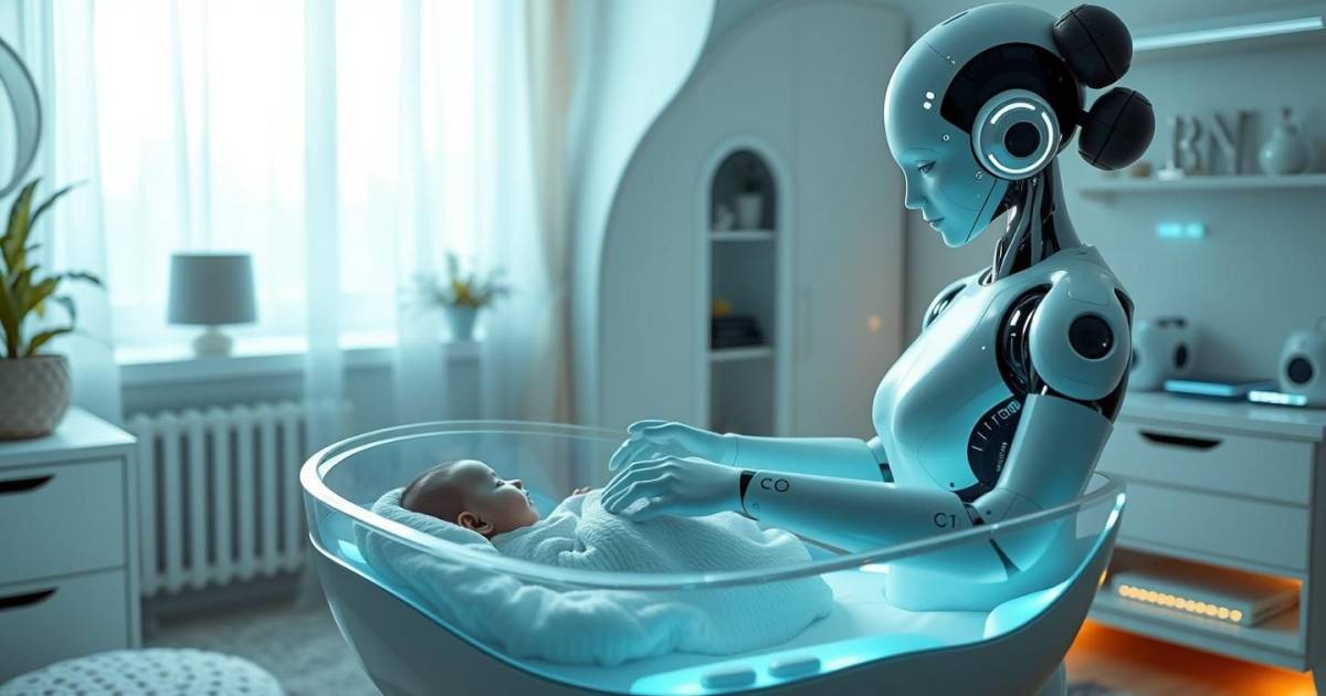 Les robots nounous en 2025 : faut-il faire confiance à l'intelligence artificielle pour bercer bébé ?